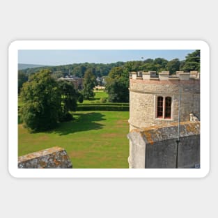 Tower View, Lulworth Castle Sticker